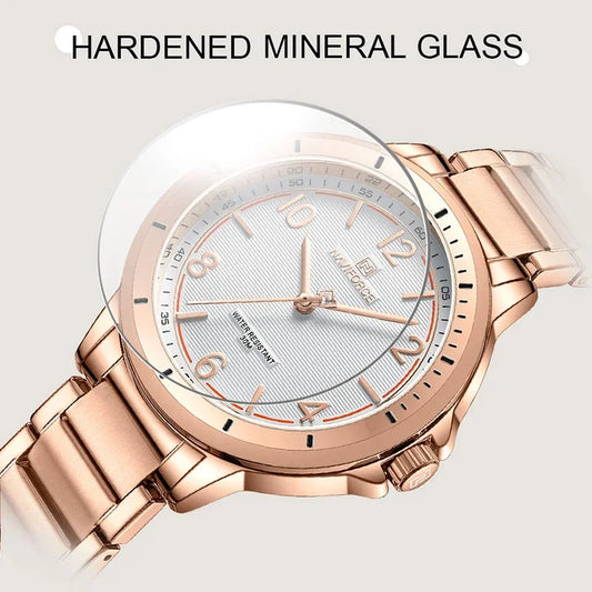 Ladies Wristwatch Stainless Steel Quartz Bracelet