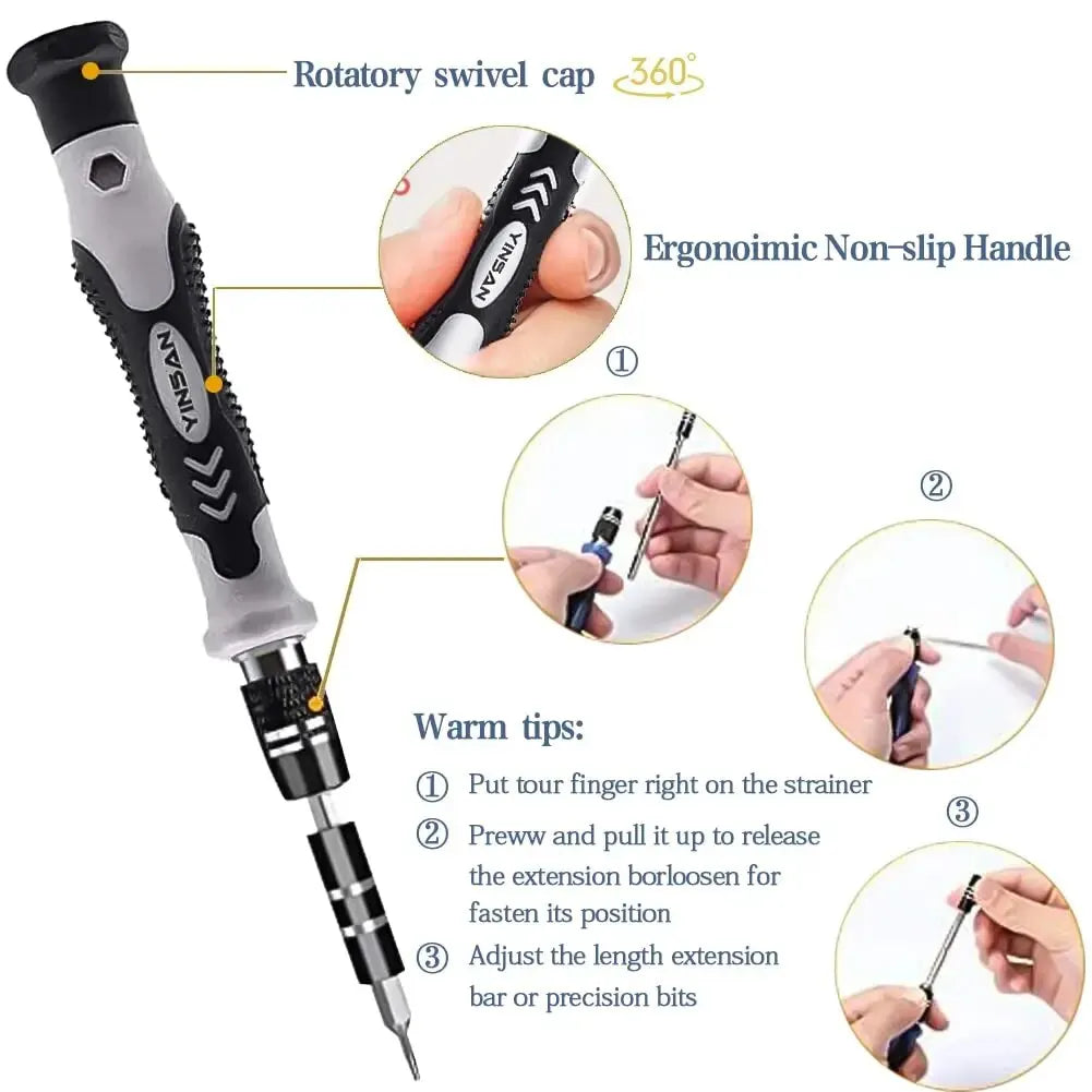 Set Magnetic Screw Driver Bit for Watch