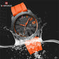 NAVIFORCE Top Luxury Brand Quartz Watch Men Silicone Strap Military Watches 30ATM Waterproof Wristwatch Relogio Masculino 2022