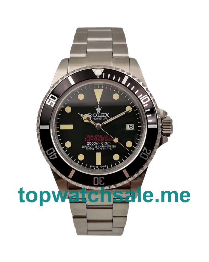 Replica Rolex Sea-Dweller 1665 UK - 40MM Steel Male Rolex Sea-Dweller Replica Watches - Blingwatches.co.uk