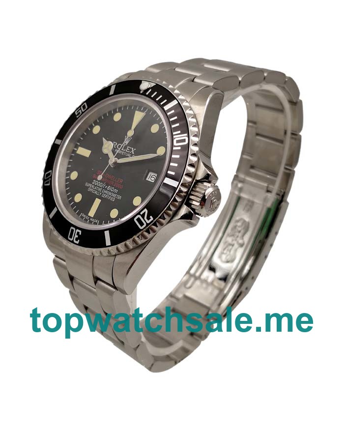 Replica Rolex Sea-Dweller 1665 UK - 40MM Steel Male Rolex Sea-Dweller Replica Watches - Blingwatches.co.uk