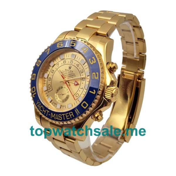 Replica Rolex Yacht-Master II 116688 UK - 44.5MM Gold Male Rolex Yacht-Master II Replica Watches - Blingwatches.co.uk