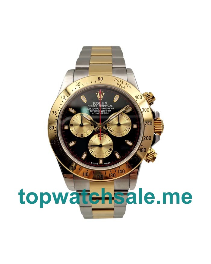 Replica Rolex Cosmograph Daytona 116503 JF UK - 40MM Steel & Gold Male Rolex Cosmograph Daytona Replica Watches - Watchestop.me