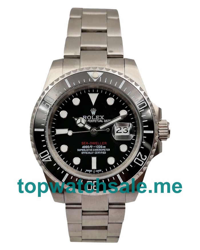 Replica Rolex Sea-Dweller 126600 UK - 40MM Steel Male Rolex Sea-Dweller Replica Watches - Blingwatches.co.uk