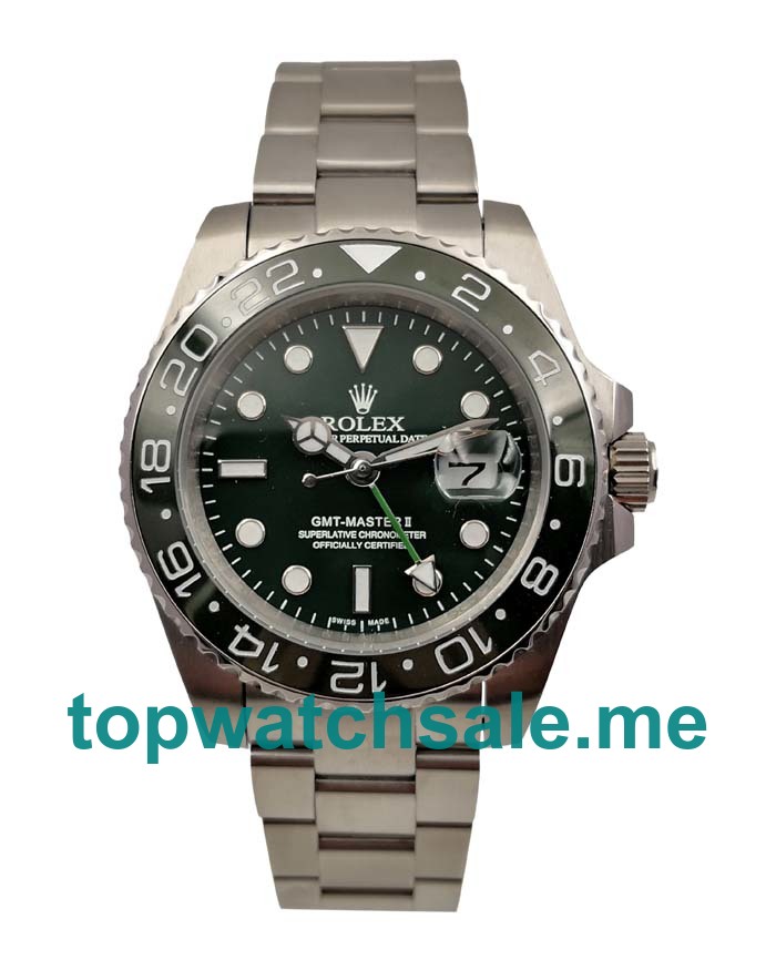 Replica Rolex GMT-Master II 116700 LN UK - 40MM Steel Male Rolex GMT-Master II Replica Watches - Blingwatches.co.uk