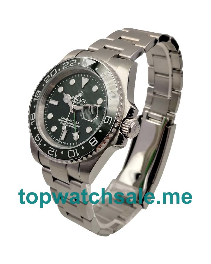 Replica Rolex GMT-Master II 116700 LN UK - 40MM Steel Male Rolex GMT-Master II Replica Watches - Blingwatches.co.uk