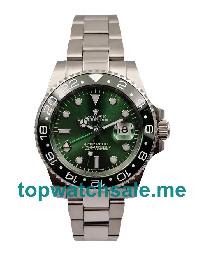 Replica Rolex GMT-Master II 116710 LN UK - 40MM Steel Male Rolex GMT-Master II Replica Watches - Blingwatches.co.uk