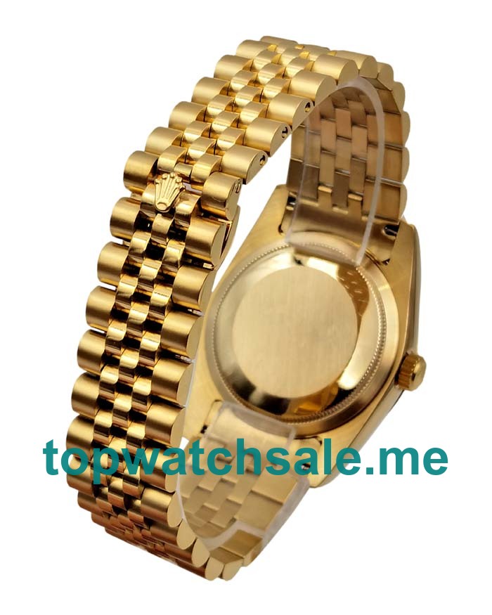 Replica Rolex Datejust 116238 UK - 36MM Gold All Rolex Datejust Replica Watches - Blingwatches.co.uk