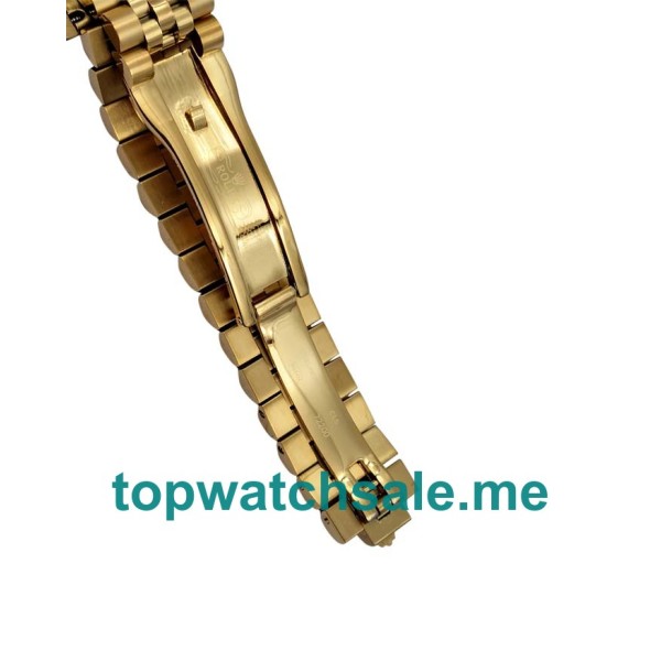 Replica Rolex Datejust 116238 UK - 36MM Gold All Rolex Datejust Replica Watches - Blingwatches.co.uk