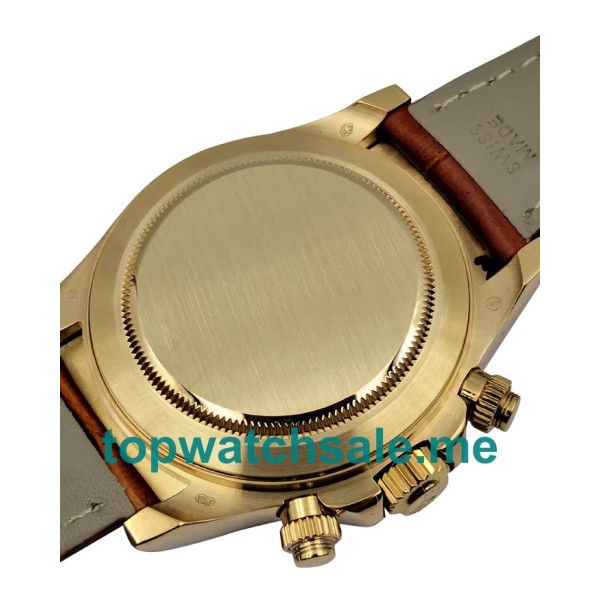 Replica Rolex Cosmograph Daytona 116508 JH UK - 40MM Yellow Gold Male Rolex Cosmograph Daytona Replica Watches - Blingwatches.co.uk