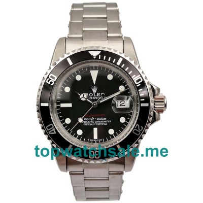 Replica Rolex Submariner 1680 UK - 40MM Steel Men Rolex Submariner Replica Watches - Blingwatches.co.uk