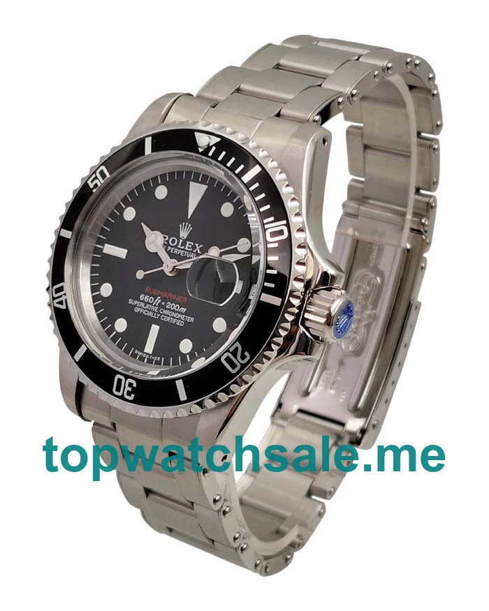 Replica Rolex Submariner 1680 UK - 40MM Steel Men Rolex Submariner Replica Watches - Blingwatches.co.uk