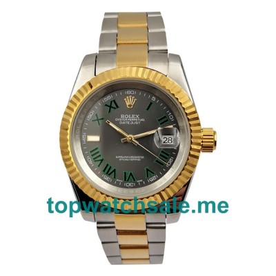 Replica Rolex Datejust 116333 UK - 41MM Steel & Gold Male Rolex Datejust Replica Watches - Blingwatches.co.uk