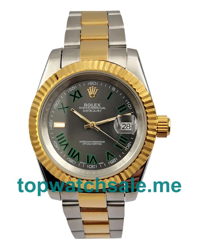 Replica Rolex Datejust 116333 UK - 41MM Steel & Gold Male Rolex Datejust Replica Watches - Blingwatches.co.uk