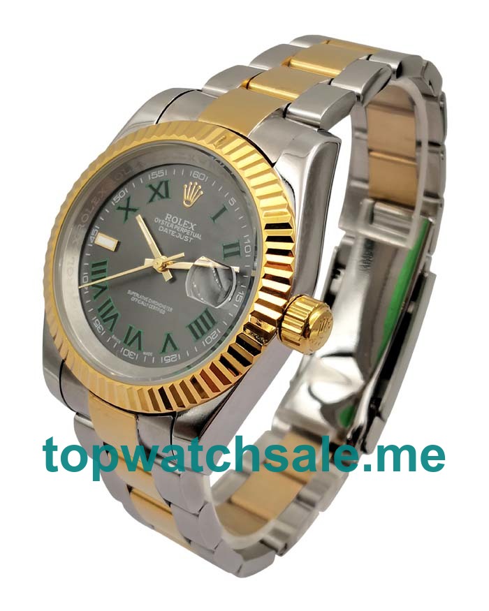 Replica Rolex Datejust 116333 UK - 41MM Steel & Gold Male Rolex Datejust Replica Watches - Blingwatches.co.uk
