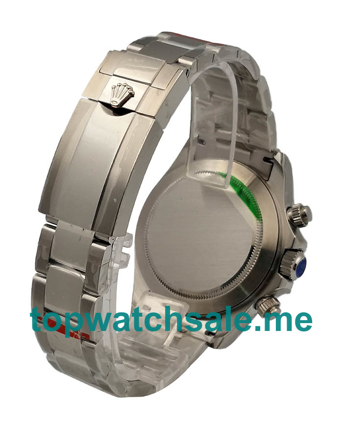 Replica Rolex Daytona 116509 UK - 40MM Steel Male Rolex Daytona Replica Watches - Blingwatches.co.uk