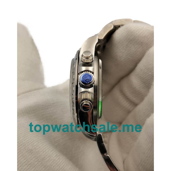 Replica Rolex Daytona 116509 UK - 40MM Steel Male Rolex Daytona Replica Watches - Blingwatches.co.uk