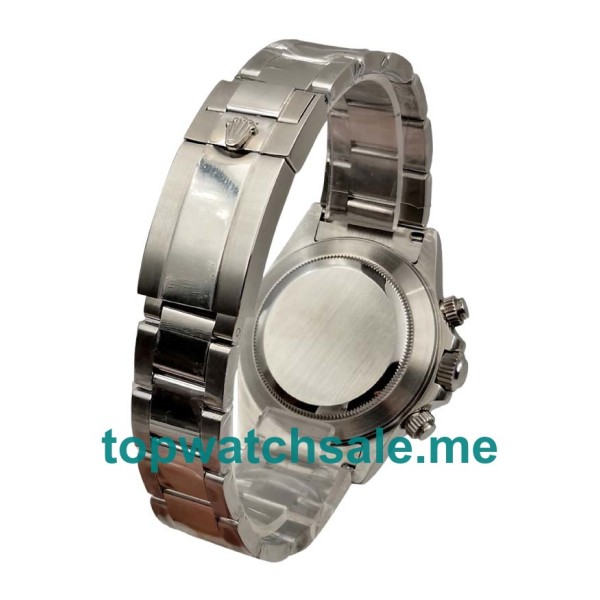 Replica Rolex Daytona 116520 UK - 40MM Steel Male Rolex Daytona Replica Watches - Blingwatches.co.uk