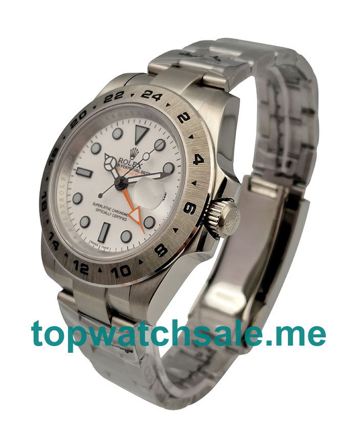 Replica Rolex Explorer II 216570 UK - 41MM Steel Male Rolex Explorer II Replica Watches - Blingwatches.co.uk