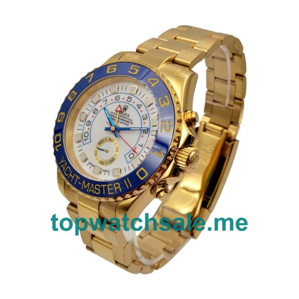 Replica Rolex Yacht-Master II 116688 UK - 44MM Gold Male Rolex Yacht-Master II Replica Watches - Blingwatches.co.uk