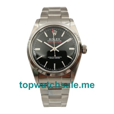 Replica Rolex Milgauss Ref.1019 UK - 36.5MM Steel Male Rolex Milgauss Replica Watches - Blingwatches.co.uk