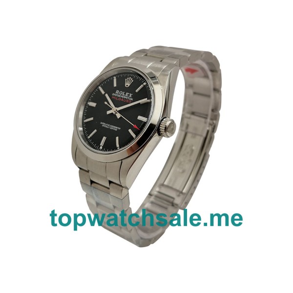 Replica Rolex Milgauss Ref.1019 UK - 36.5MM Steel Male Rolex Milgauss Replica Watches - Blingwatches.co.uk