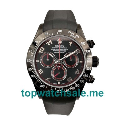 Replica Rolex Daytona 116509 UK - 40MM Steel Male Rolex Daytona Replica Watches - Blingwatches.co.uk