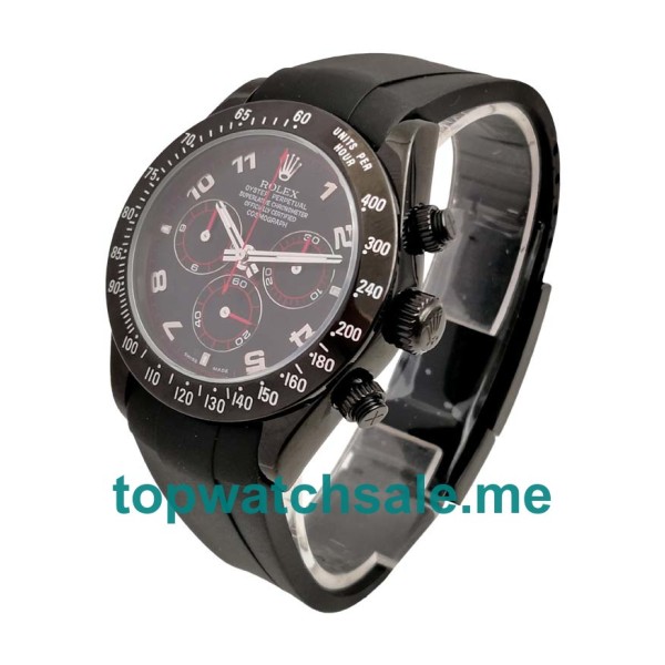 Replica Rolex Daytona 116509 UK - 40MM Steel Male Rolex Daytona Replica Watches - Blingwatches.co.uk