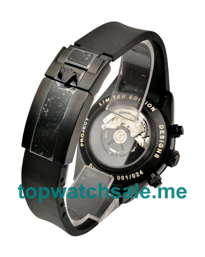 Replica Rolex Daytona 116509 UK - 40MM Steel Male Rolex Daytona Replica Watches - Blingwatches.co.uk