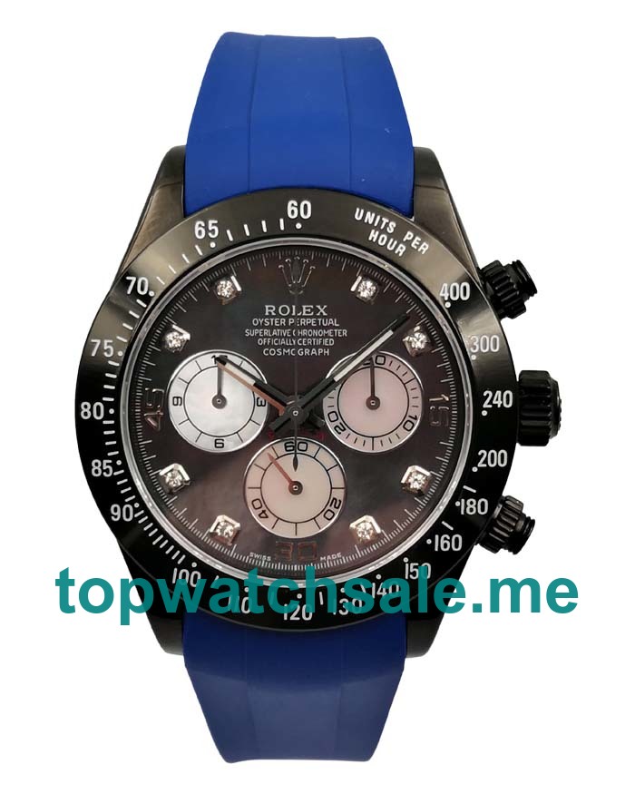 Replica Rolex Daytona 116519 UK - 40MM Steel Male Rolex Daytona Replica Watches - Blingwatches.co.uk