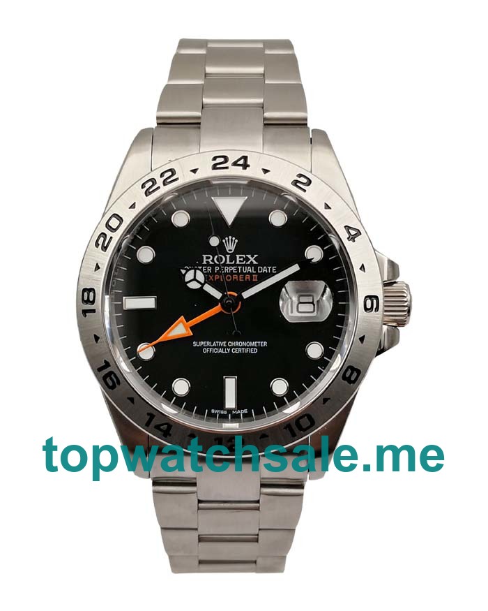 Replica Rolex Explorer II 216570 UK - 42MM Steel Male Rolex Explorer II 216570 Replica Watches - Blingwatches.co.uk