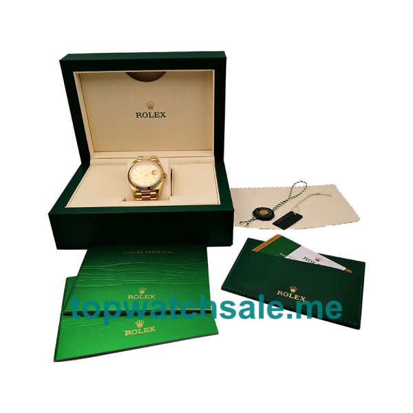Replica Rolex Day-Date 228238 UK - 40MM Gold Male Rolex Day-Date Replica Watches - Blingwatches.co.uk