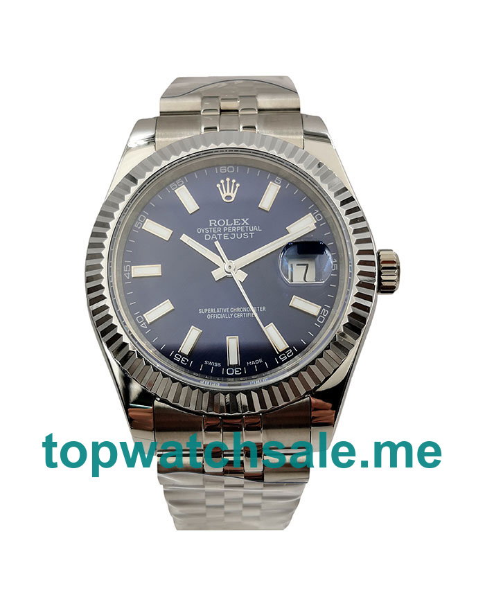 Replica Rolex Datejust 116334 UK - 41MM Steel Male Rolex Datejust Replica Watches - Blingwatches.co.uk