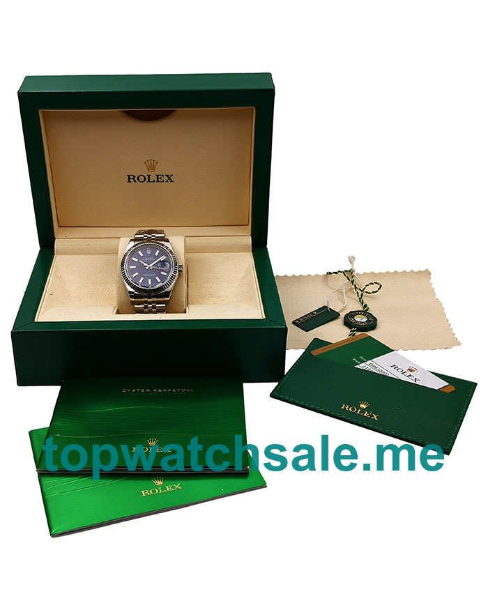 Replica Rolex Datejust 116334 UK - 41MM Steel Male Rolex Datejust Replica Watches - Blingwatches.co.uk