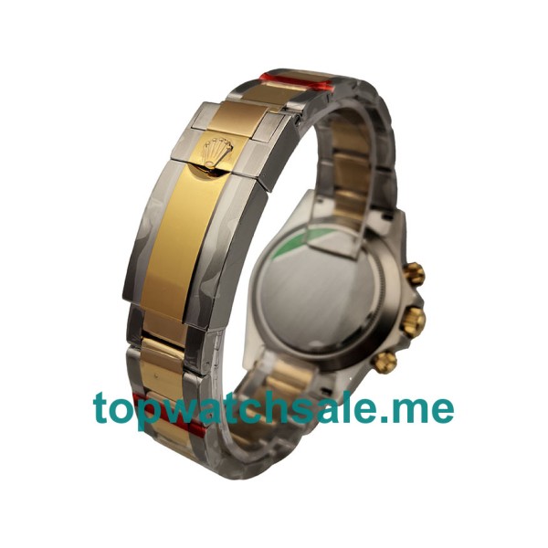 Replica Rolex Daytona 116503 UK - 40MM Steel & Gold Male Rolex Daytona Replica Watches - Blingwatches.co.uk