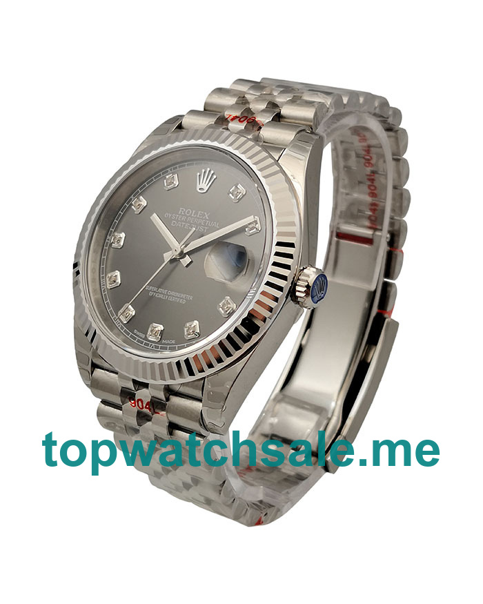 Replica Rolex Datejust 126334 UK - 41MM Steel Male Rolex Datejust Replica Watches - Blingwatches.co.uk