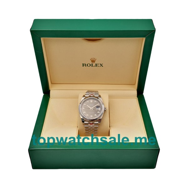 Replica Rolex Datejust 126334 UK - 41MM Steel Male Rolex Datejust Replica Watches - Blingwatches.co.uk