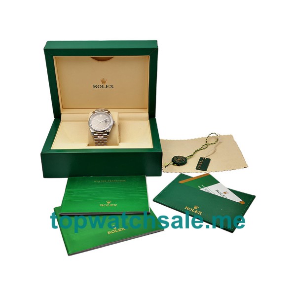 Replica Rolex Datejust 126334 UK - 41MM Steel Male Rolex Datejust Replica Watches - Blingwatches.co.uk