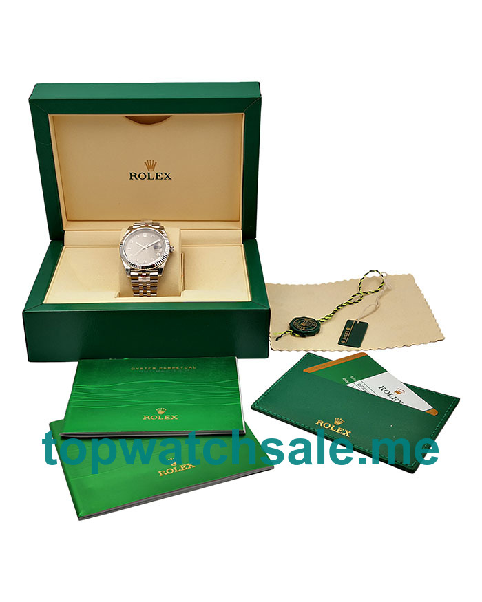 Replica Rolex Datejust 126334 UK - 41MM Steel Male Rolex Datejust Replica Watches - Blingwatches.co.uk