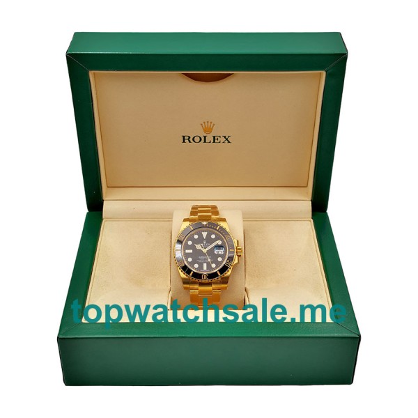 Replica Rolex Submariner 116618 LN UK - 40MM Gold Male Rolex Submariner Replica Watches - Blingwatches.co.uk