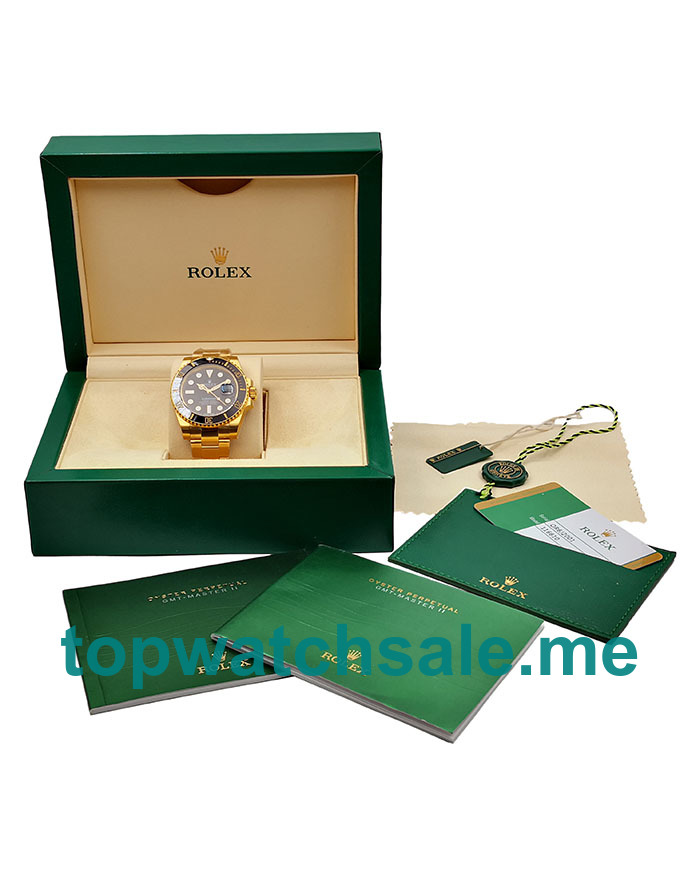 Replica Rolex Submariner 116618 LN UK - 40MM Gold Male Rolex Submariner Replica Watches - Blingwatches.co.uk