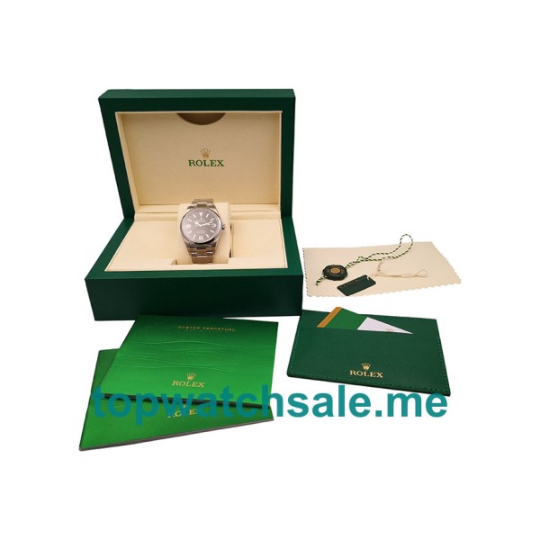 Replica Rolex Explorer 214270 UK - 39MM Steel Male Rolex Explorer Replica Watches - Blingwatches.co.uk