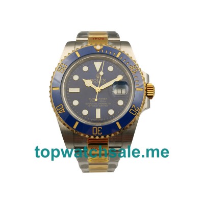 Replica Rolex Submariner 116613 LB JF UK - 40MM Steel And Gold Male Rolex Submariner Replica Watches - Blingwatches.co.uk