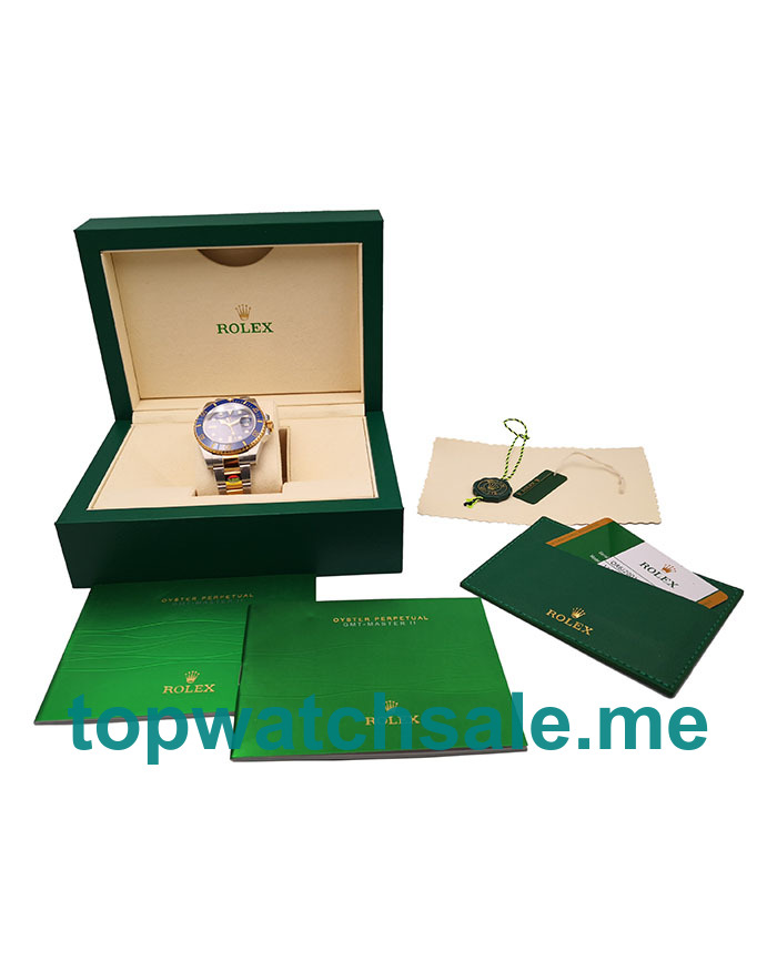 Replica Rolex Submariner 116613 LB JF UK - 40MM Steel And Gold Male Rolex Submariner Replica Watches - Blingwatches.co.uk