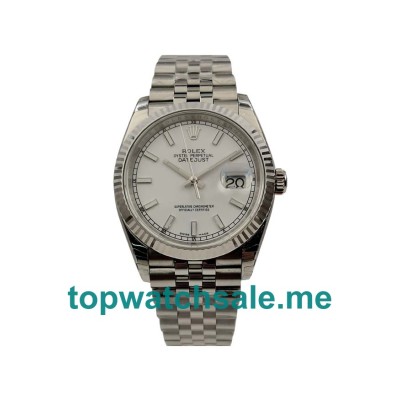 Replica Rolex Datejust 116234 UK - 36MM Steel Male Rolex Datejust Replica Watches - Blingwatches.co.uk