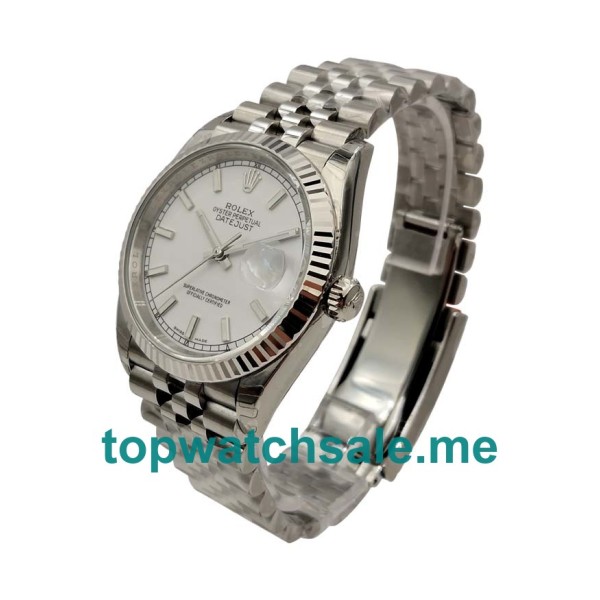 Replica Rolex Datejust 116234 UK - 36MM Steel Male Rolex Datejust Replica Watches - Blingwatches.co.uk