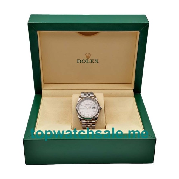 Replica Rolex Datejust 116234 UK - 36MM Steel Male Rolex Datejust Replica Watches - Blingwatches.co.uk