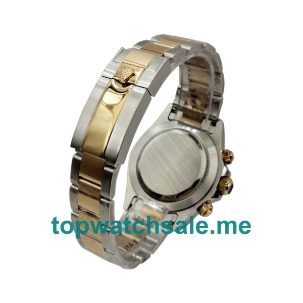 Replica Rolex Daytona 116523 UK - 40MM Steel Male Rolex Daytona Replica Watches - Watchestop.me