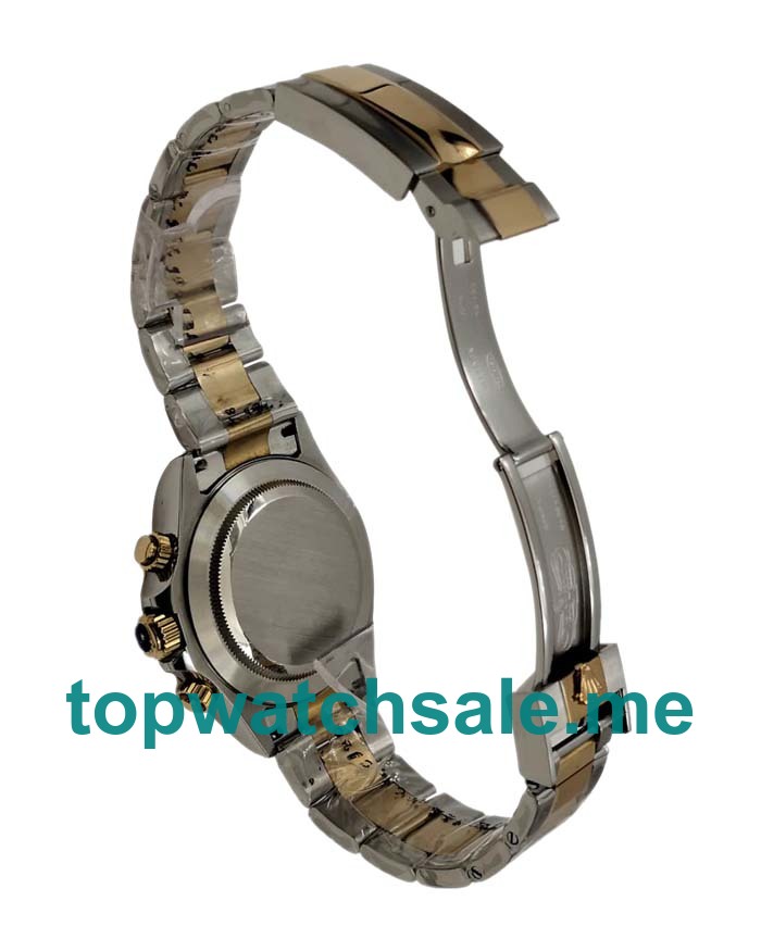 Replica Rolex Daytona 116523 UK - 40MM Steel Male Rolex Daytona Replica Watches - Watchestop.me