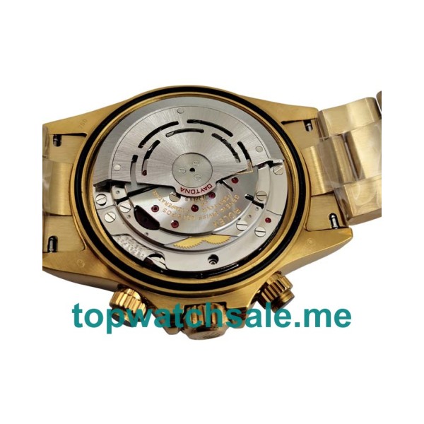 Replica Rolex Daytona 116528 UK - 40MM Gold Male Rolex Daytona Replica Watches - Blingwatches.co.uk